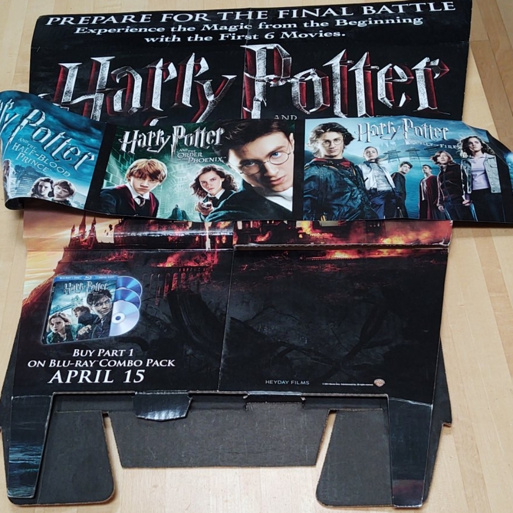 Harry Potter BluRay Combo Pack Display
